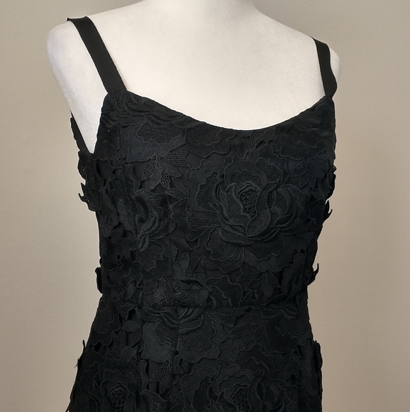 NWT Nanette Lepore black lace secret garden dress 0 - Picture 3 of 11